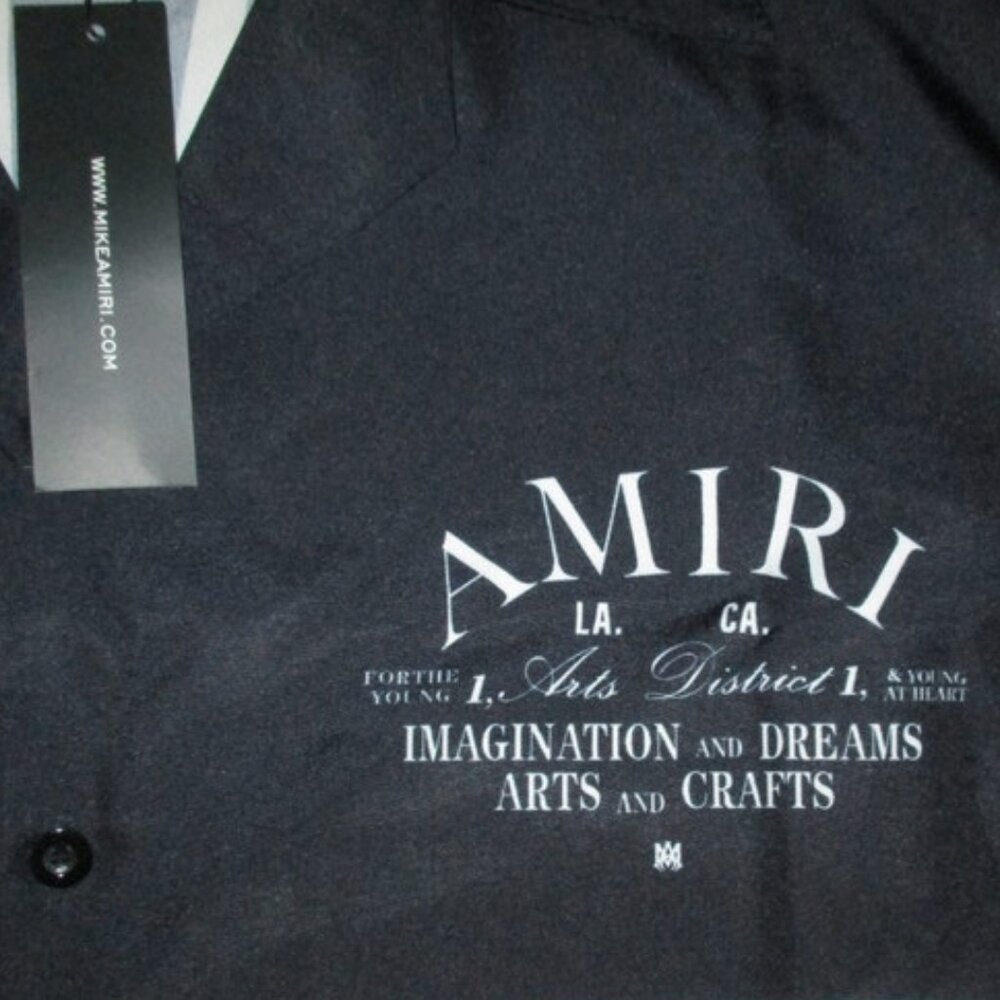 AMIRI Art District S/S B/F Shirt Sz L NWT - Picture 5 of 11